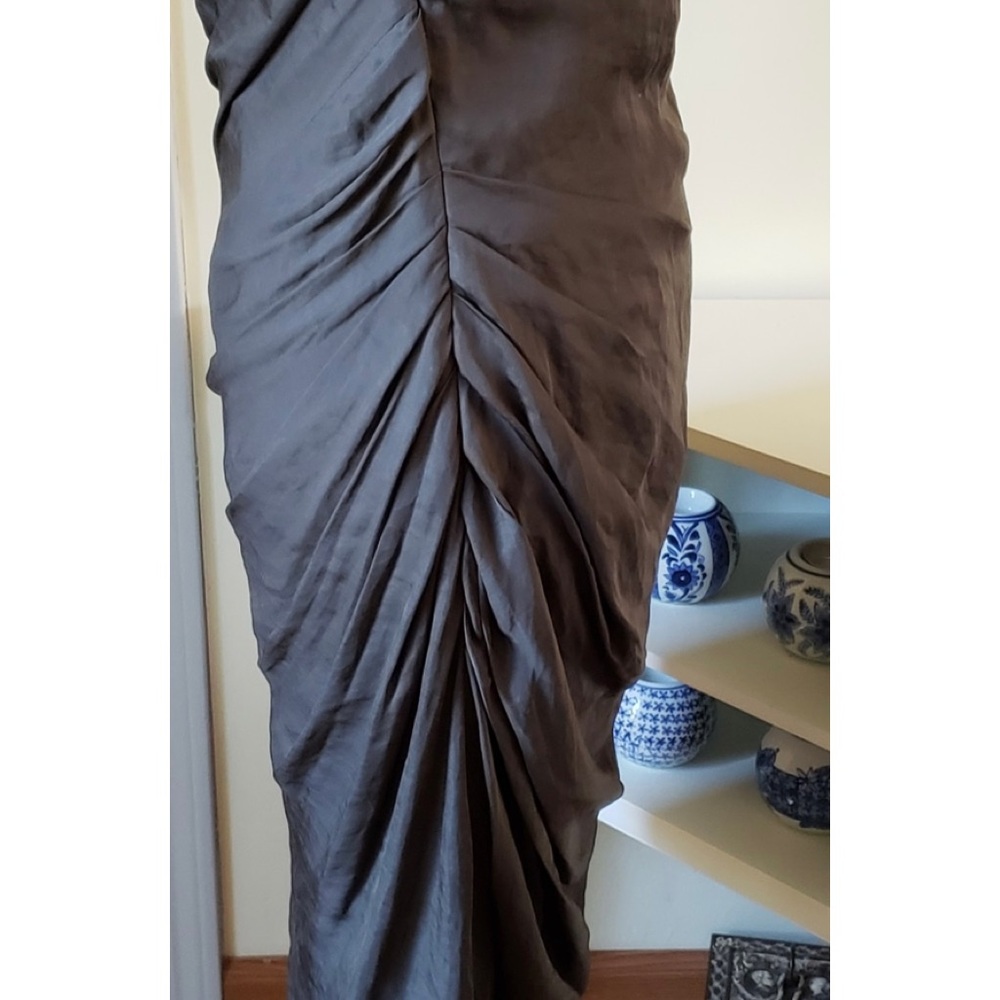 Pre-owned ALLSAINTS SLEEVELESS  RUCHED DRESS - Picture 7 of 12